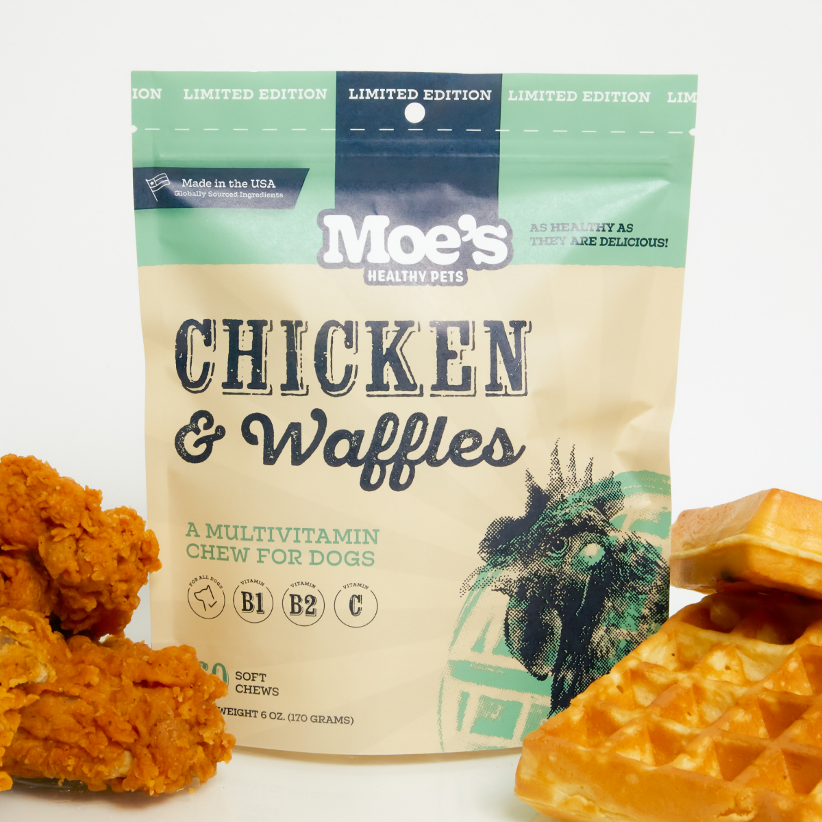 Chicken and Waffles Chews