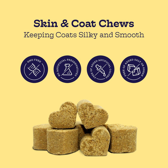 Skin & Coat Chews - Moe's Healthy Pets